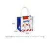Cute Large Capacity Insulation Lunch Bag Waterproof with Handle Tote Bags Cartoon Lunch Box Bag Student