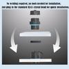 Shielded M23 RJ45 Cat6 Connector Coupler With Easy Assembly For Reliable Gigabit Data Transmission