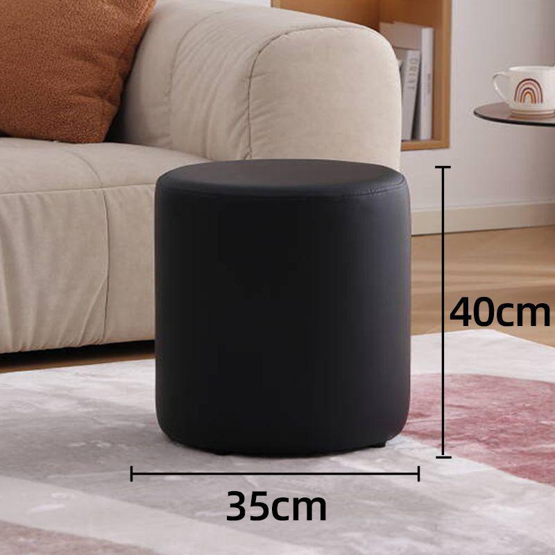Wooden Ottomans Living Room Nordic Vanity Stool Modern Low Step Stools Office Decorative Ottoman Pouf Aesthetic Room Furnitures