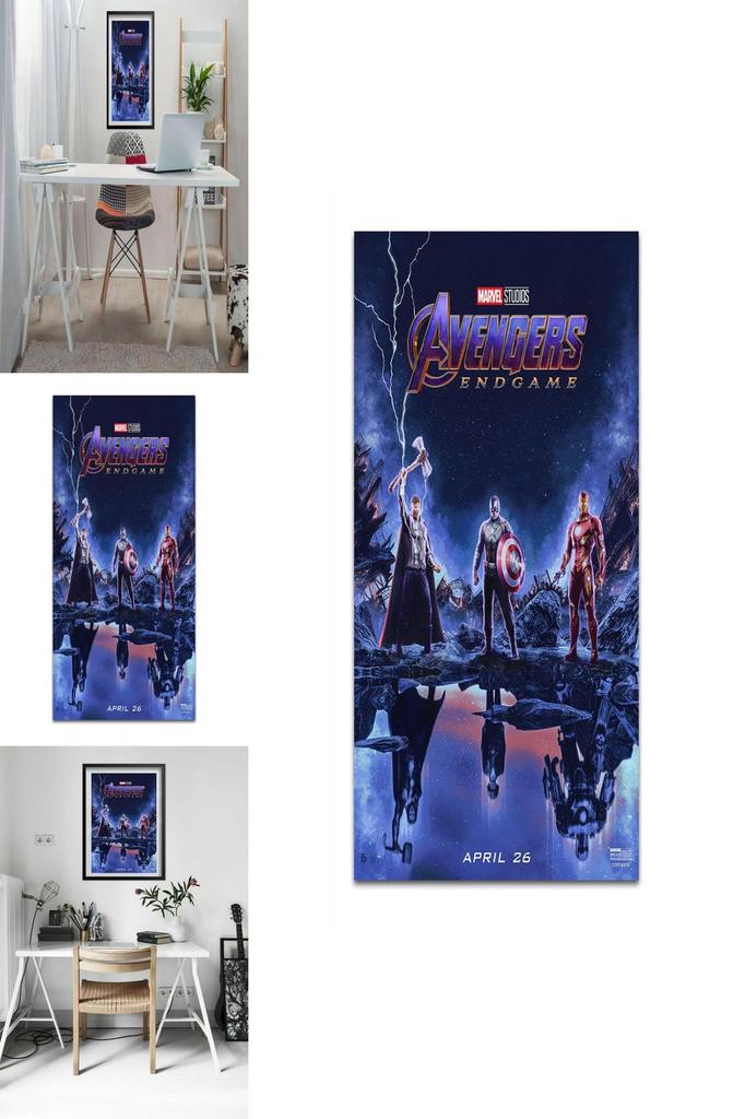 Premium Quality Avengers Endgame Movie Poster Featuring Thor Captain America Iron Man