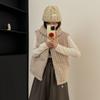 90 White Duck Down Down Vest Women's 2025 Winter Thickened Heavy Industry Wool Twisted Woven Hooded Fashion Vest Jacket