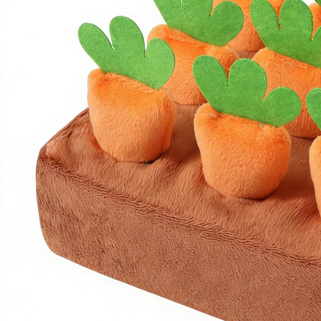 Dog Sniff Mat Interactive Feeding Games With Carrots Puppy Snuffle Mat For Mental Exercise Boredom Reduction Crate Training