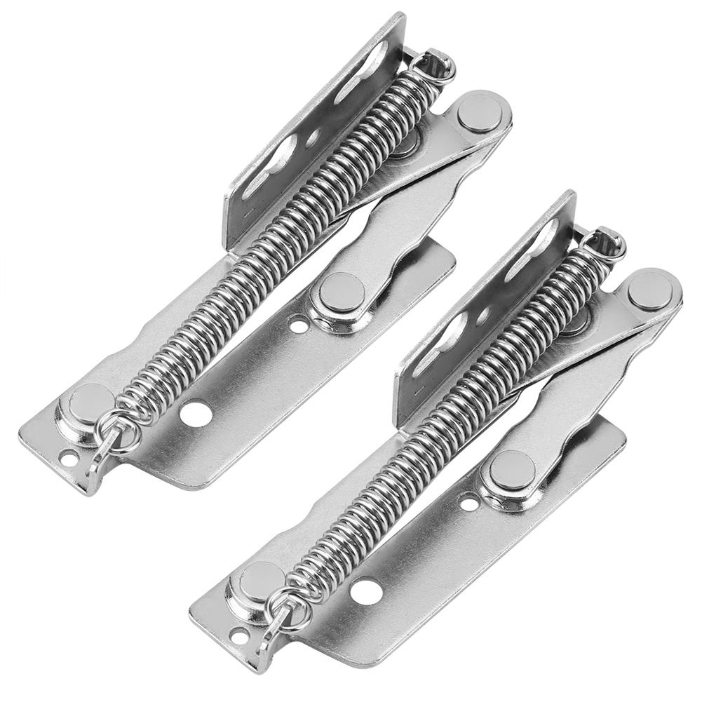 2pcs Set Steel, Lift up lift support scissor Closet Wardrobe Door hinges for trap Spring Hinge Cabinet Cupboard