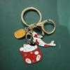 Portachiavi Gatto della Fortuna Pesce Portachiavi Gatto Creativo Zampa di Gatto Portachiavi Metallo Ciondolo Personalità Carina Borsa Auto Ciondolo Accessori Borsa