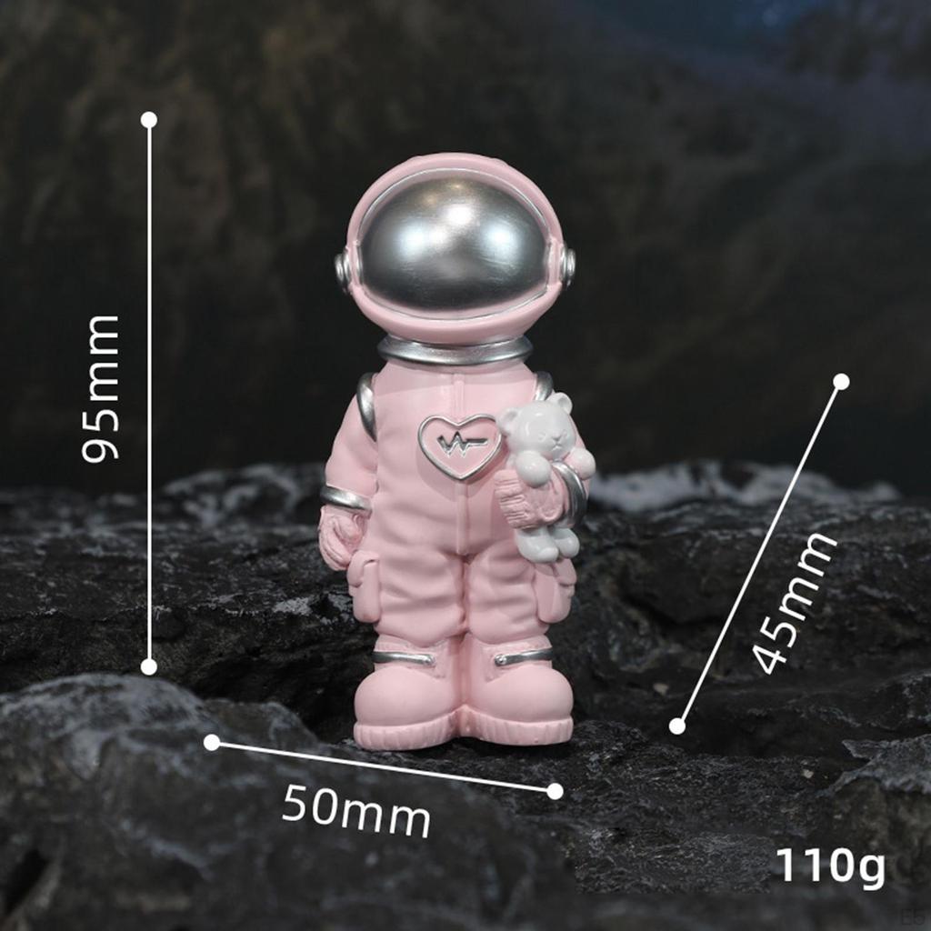 Moderne Astronauten-Statue Harz-Figur Außen für Mann Skulptur Handwerk Sammlerstück Schreibtisch