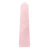 9Dzine Rose Quartz Crystal Tower Obelisk Point Pencil 50-100 Gm | Rose Quartz Stone Pencil Tower for Home Décoration Vastu