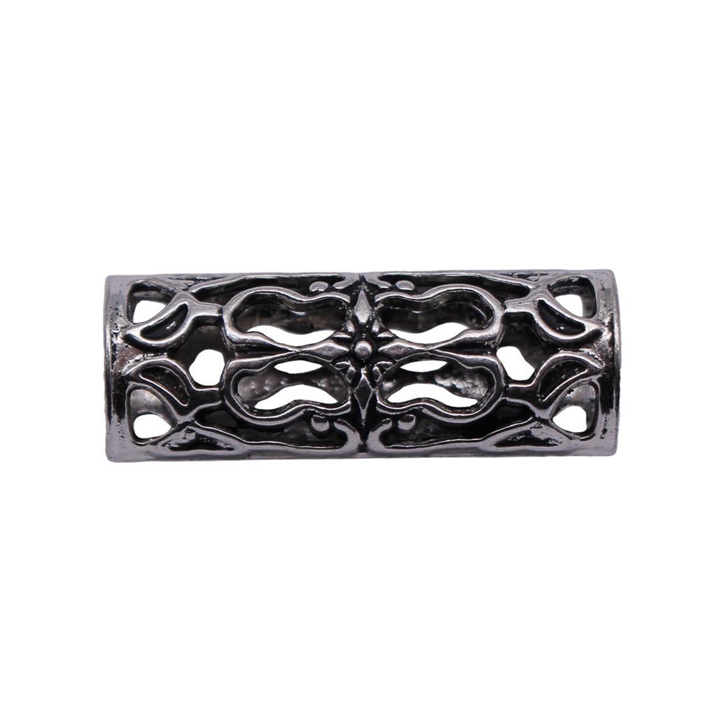 Tribal Pattern Tube Beads Charms Braided Spacer Beading For Jewelry Materials