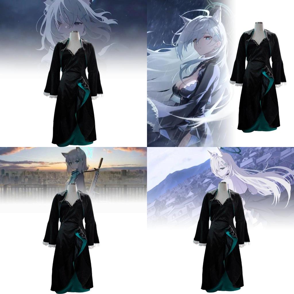 Elegantes 2024 Dark Style Cosplay-Outfit Für Rollenspiele Mit Ausgestelltem Rock