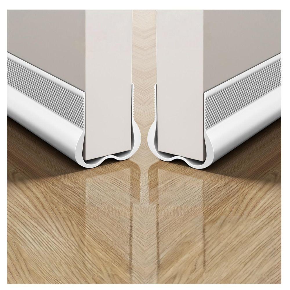 93CM Länge Dichtungsstreifen Unter der Tür Flexibles PVC Schalldämmung Türspalt Dichtungsstreifen Unter der Tür Design Klebekante