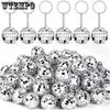 12pcs Disco Ball Keychain Disco Ball Keychains Bulk Disco Ball Key Chain Party Favors for Party Supplies Decorations Mirror Ball Keychain Pendant