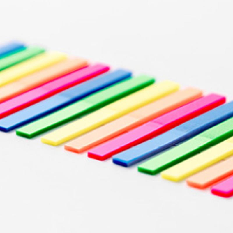 Translucent Notes Sticker Book Stamping Book Scrapbooking Flag Sticker Colorful Memo Sticker Self Adhesive Index Tab Reading Aid