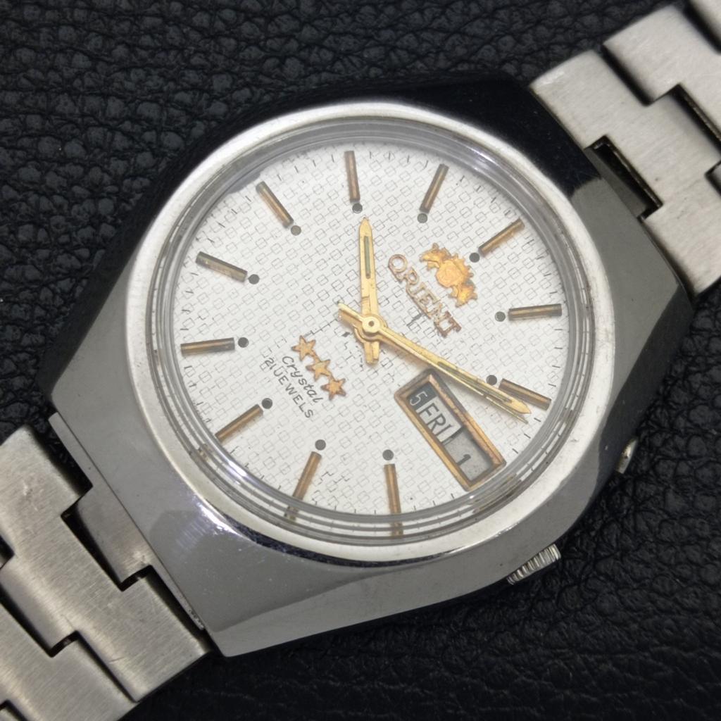 GENUINE VINTAGE ORIENT CRYSTAL JAPAN AUTOMATIC 46941 MENS WATCH a701899-5 R207-a701899