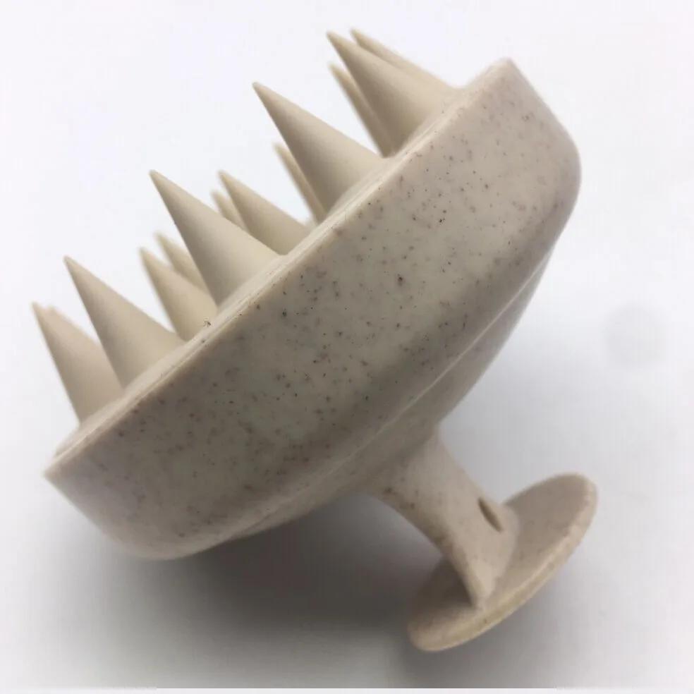 1pcs Silicone Shampoo Brush Head Scalp Massage Comb Clean Scalp Thoroughly Body Massage Brush Bath Brush Salon Hairdressing Tool