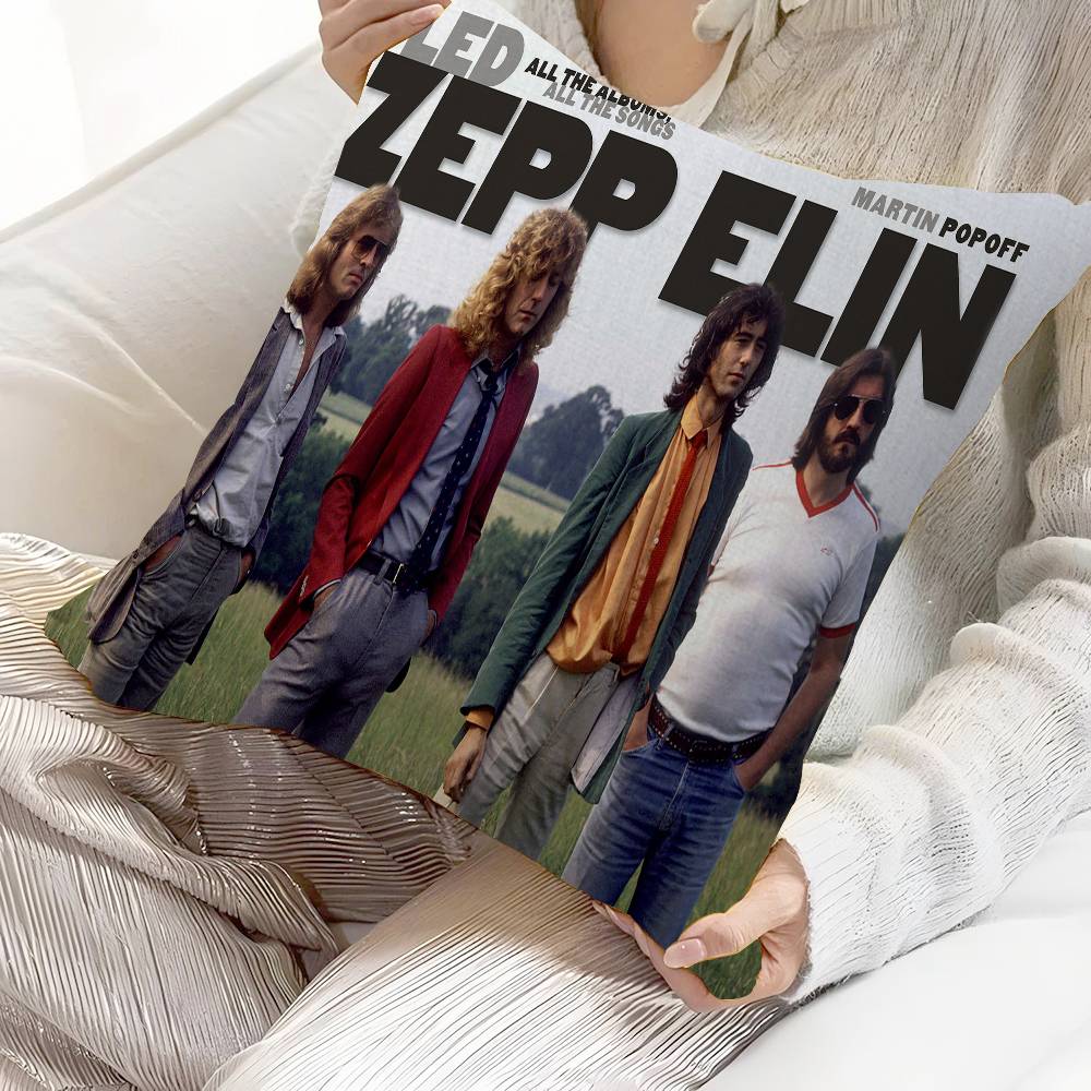 L-Led Z-Zeppelins Pillow Cushion Cover Pillowcase Living Room Sofa Home Decor Customized