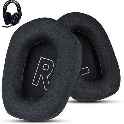 Cojines para Auriculares Esponja de Memoria Almohadillas Cubierta Orejeras Piezas de Repuesto para Logitech G733 G335