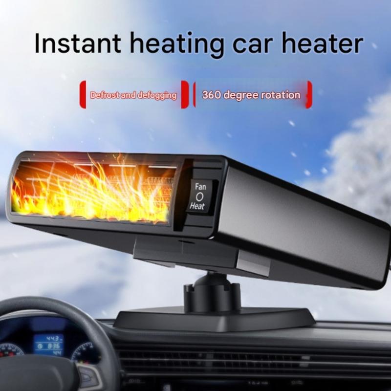 Portable 12V Automotive Heater Featuring Purification Function to Eliminate Odor and Moisture for Interior Comfort