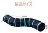 Foldable Cat Cat Toy Tunnel with Two 25cm Compact Stress Safe Materials Mies' S-Shaped Tunnel, Holes, Diameter, Storage, Relief, (Coffee)