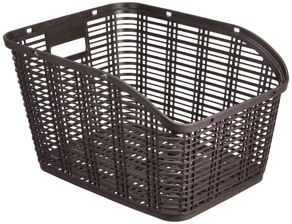 OGK Giken RB-005 Rear Basket (Fixed Rear Basket) Dark Brown for Bicycles