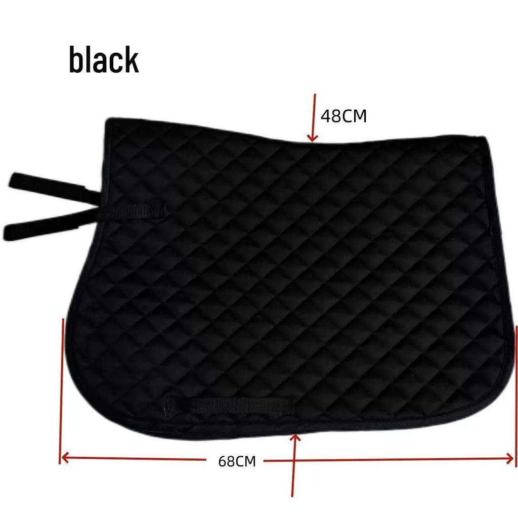 Comprehensive Equestrian Saddle Seat Cushion: Show Jumping, Dressage Sweat Pad with Random Patterns.