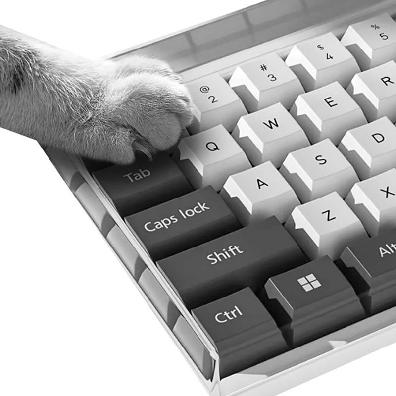 78/108 Keys Acrylic Transparent Dust-Proof Keyboard Case Mechanical Keyboard Dust Cover For E-Sports Computer Gamer
