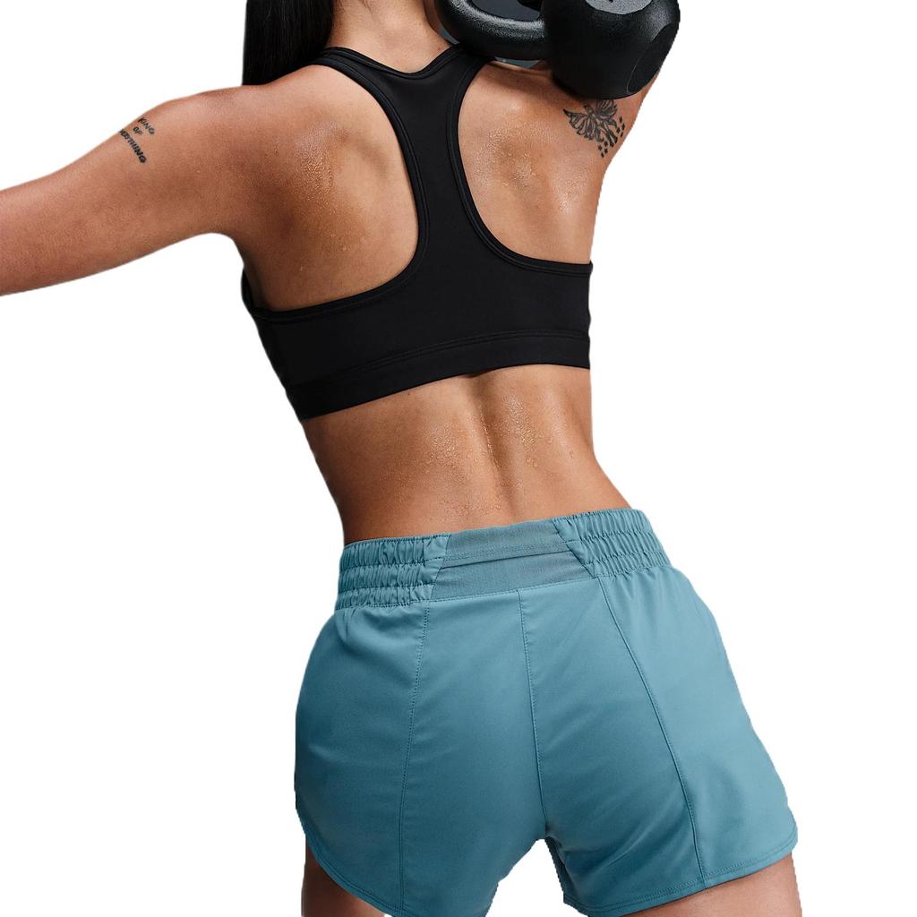 Nike Dri-Fit Stylish Comfortable Soft Casual Shorts Women Shorts Smoke-Blue DX6013006