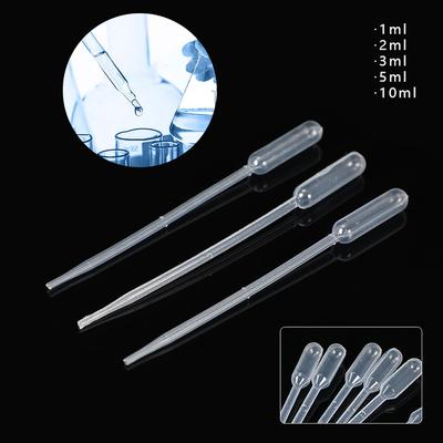 100Pcs 1/2/3/5/10mL Labor Pipette Kunststoff Einweg Graduiert Container Flüssigkeit Dropper Ausrüstung Stroh