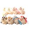 Cute Chinese Year Of The Horse Pony Plush Doll Mascot Stuffed Toy Keychain Pendant Lanyard Bag Hang Charm New Year Souvenir Gift