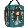Lalka Gorjuss Wielorazowy Lunchbox Wodoodporny Dziewczyna Anime Termiczny Cooler na Jedzenie Izolowana Torba na Lunch Szkoła Dzieci Uczeń