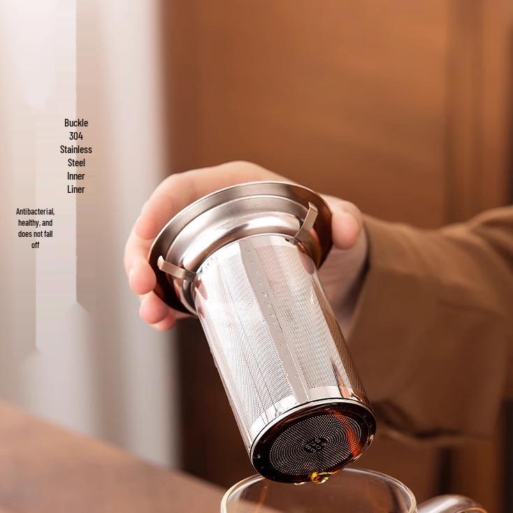High Borosilicate Glass Tea Infuser Teapot with Filter and Gong Dao Bei Kettle