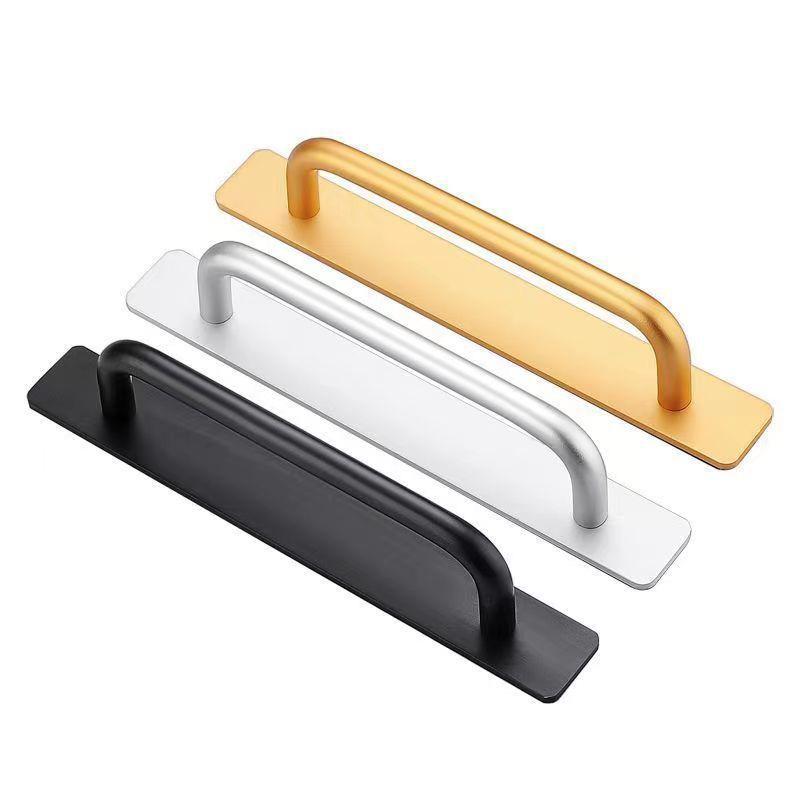 Surface-Mounted No-Drill Handle for Doors, Windows, and Cabinets