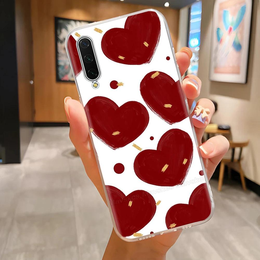 For Xiaomi Mi A3 Back Cover For Xiaomi CC9e Protection Phone Case Cartoon Silicone Shell Full Coverage Anti Drop Funda Casing