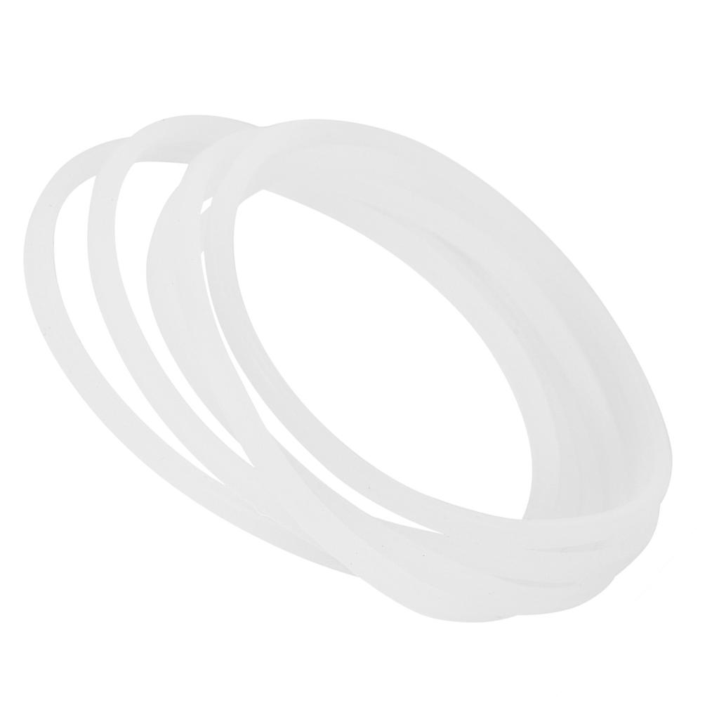 6Pcs New Replacement Gaskets Rubber Seal Ring For Magic Bullet Flat Cross Blade 6pcs