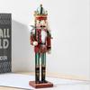 Christmas Nutcracker Ornament 12 inch Traditional Painted Wooden Nutcracker Soldier Doll Nutcracker Figures Holiday Party Tabletop Christmas