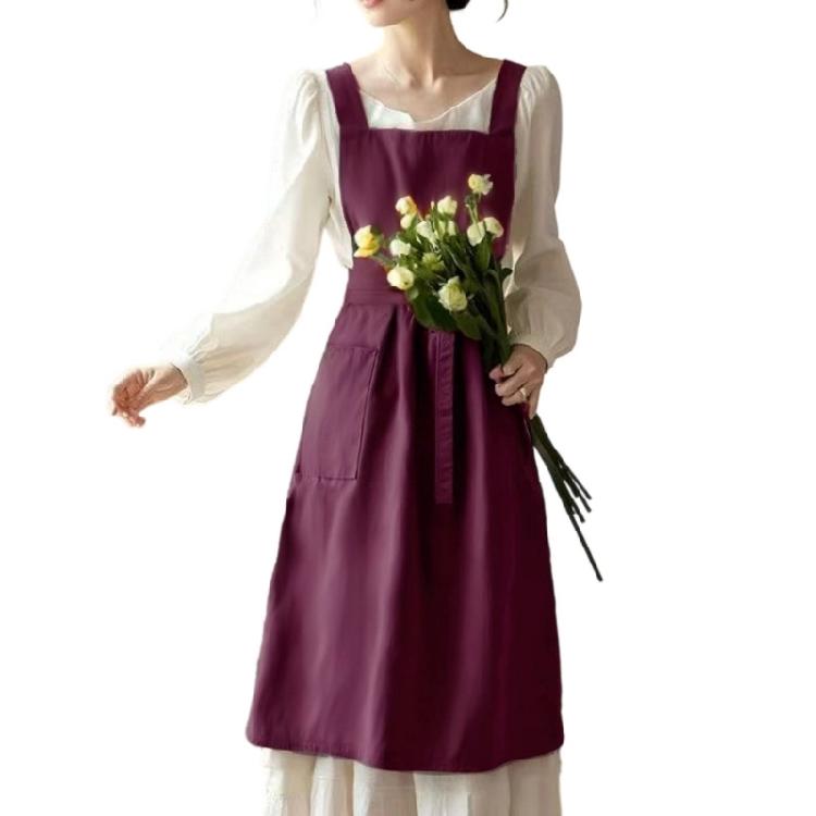 Pinny Polyester Kitchen Apron Waterproof Dress Easy Wipe Clean For Home And Commercial Use