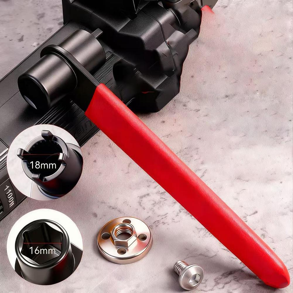 2-in-1 Angle Grinder Disassembly Wrench Four-jaw Hex Socket Double Heads High Sales Manual Tool Accessories