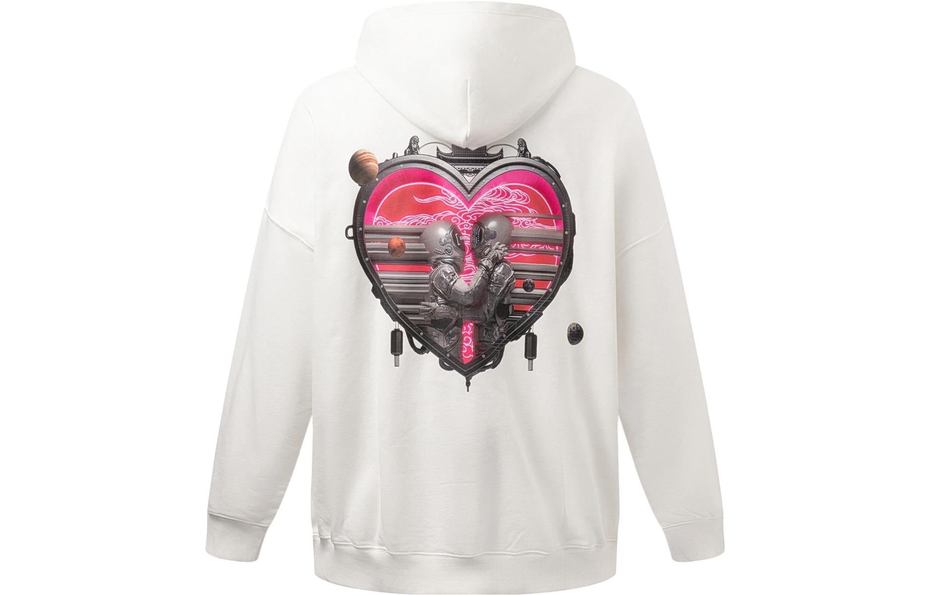 Li Ning Sweatshirts Unisex Hooded Moderate Regular AWDT231-2 L