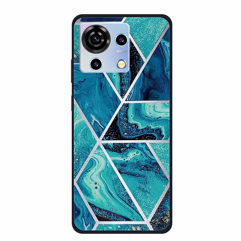 Phone Case For ZTE Blade V50 Vita Marble TPU Soft Silicone Cover for ZTE BladeV50 Vita V50Vita Cases Mica Painted Colorful Para