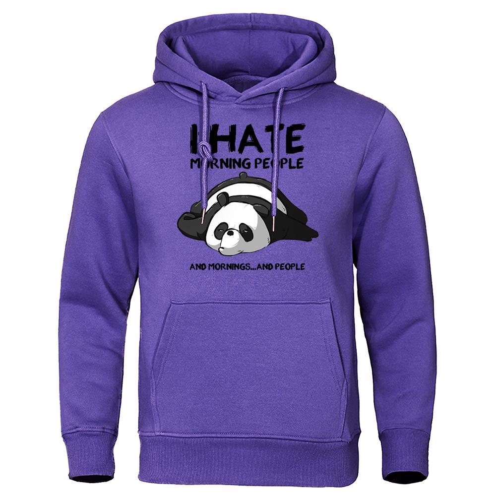 I Hate The Good Morning Man From Theduc Men'S Sweatshirt Warm Hooded Casual Fit Hoodies Harajuku Pullover