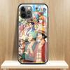 Funda de vidrio templado de una pieza para iPhone 13, 11, 14, Pro, 12, 7, 8 Plus, SE 2022, XR, X, XS Max, 6, 6S
