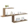 Wall Shelf Artisan Oak 122 X 18 X 60 Cm Engineered Wood