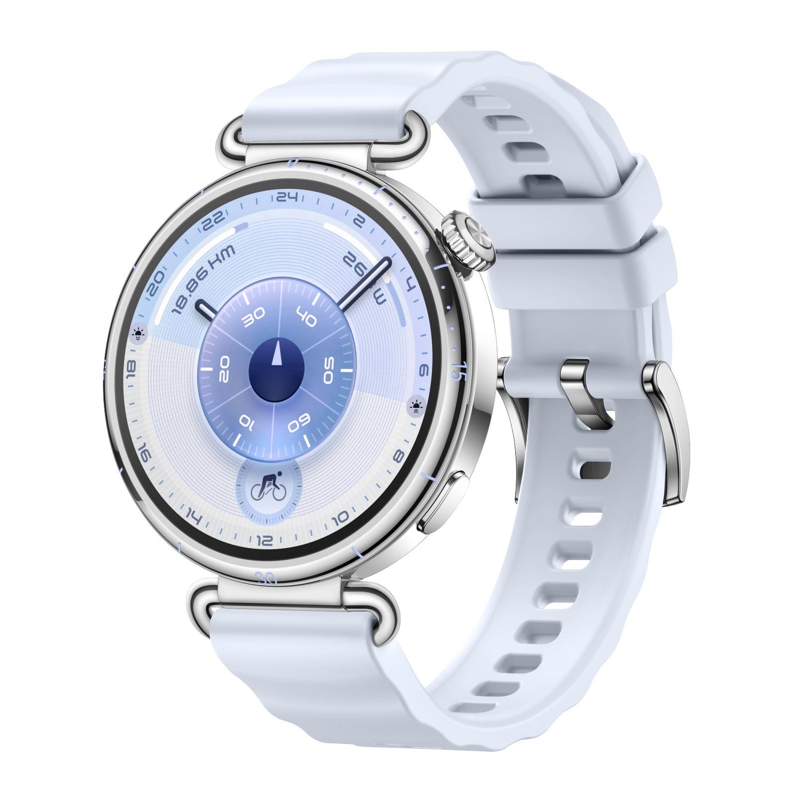 

18-мм силіконовий ремінець для Huawei Watch GT6 41 мм, м який спортивний браслет для HUAWEI Watch GT4 GT5 41 мм/GT5 Pro 42 мм, ремінець-браслет для годинника 18mm синій