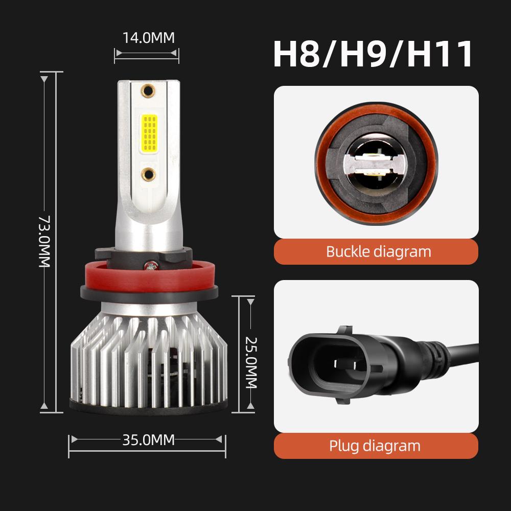 30000LM H7 Canbus LED Scheinwerferlampen 300W 9005 HB3 9006 HB4 H1 H4 H11 H13 9004 9007 Turbo Auto Scheinwerfer 12V 24V Autolichter