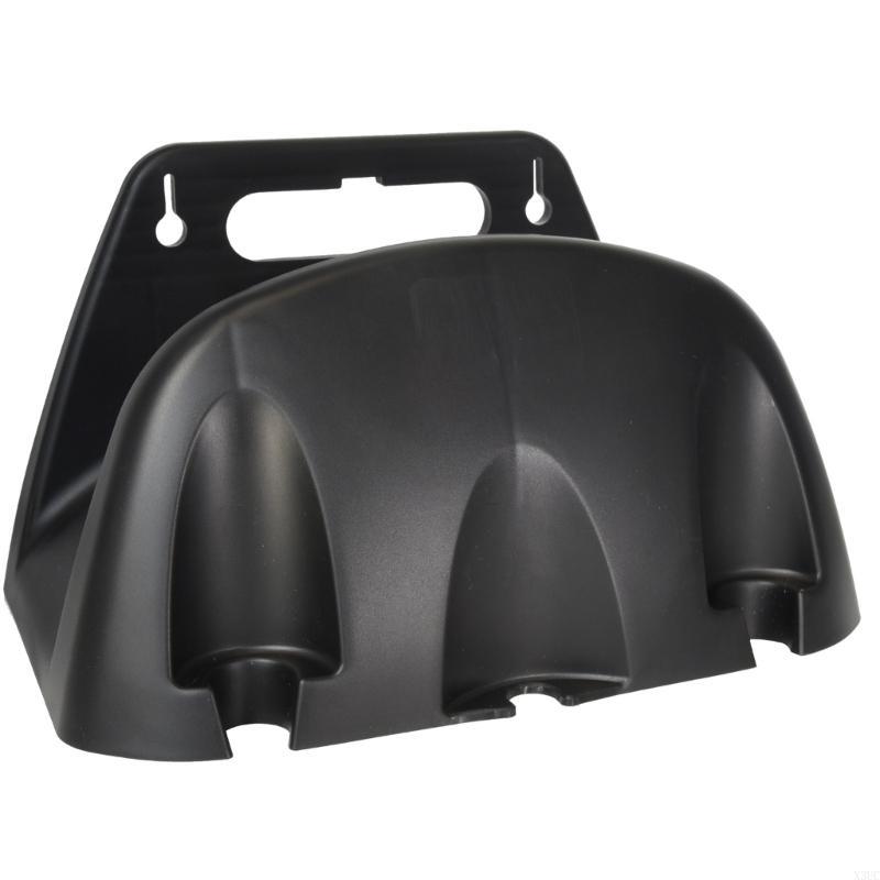 

Water Pipe Holder Plastic Tap Watering Hose Wall Mounted Hosepipe Storage Rack Watering Equipment Holder X3UC чорний