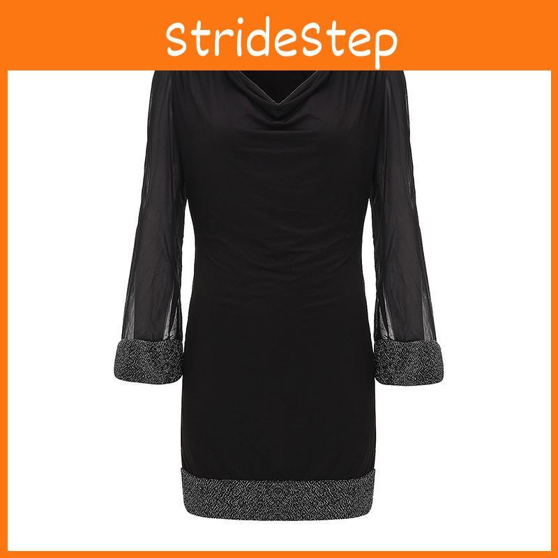 Elegant Women Sexy V-neck Long Sleeve Summer Slim Bodycon Cocktail Mini Dress For Parties