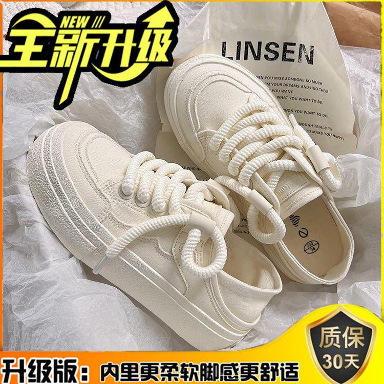 

2025 два с половиной драга холщовые туфли для женской весны и осени новые ins трендовый нишевый дизайн студенческие педали белые туфли на одну ногу 40 бежевый