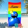 Customizable Personalized Beach Towels Rainbow Friends Themed designs.Suitable for the Beach, Yoga, Sports;ideal As Beach Accessories