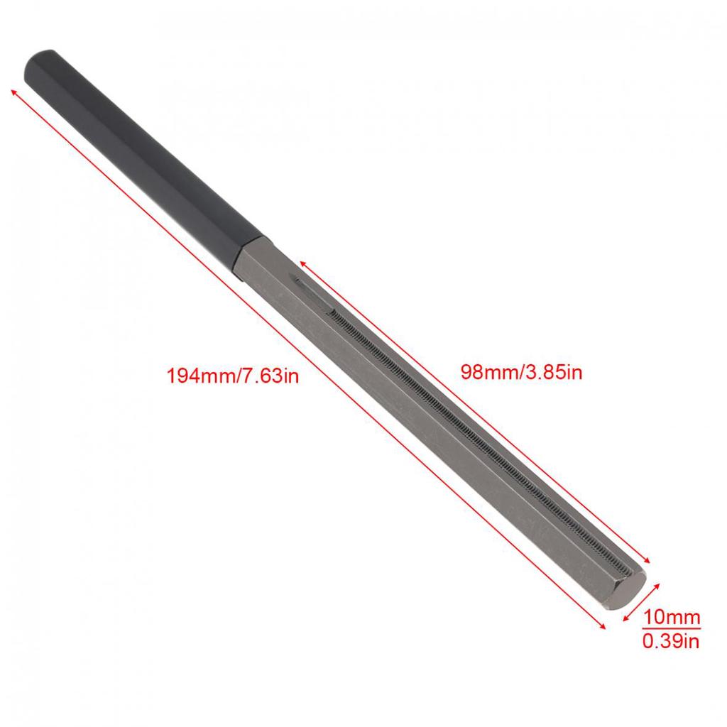 Guitar Fret File Dressing Sanding with 3 Size Edges Luthier Tool for Guitar Fret Wire Polishing