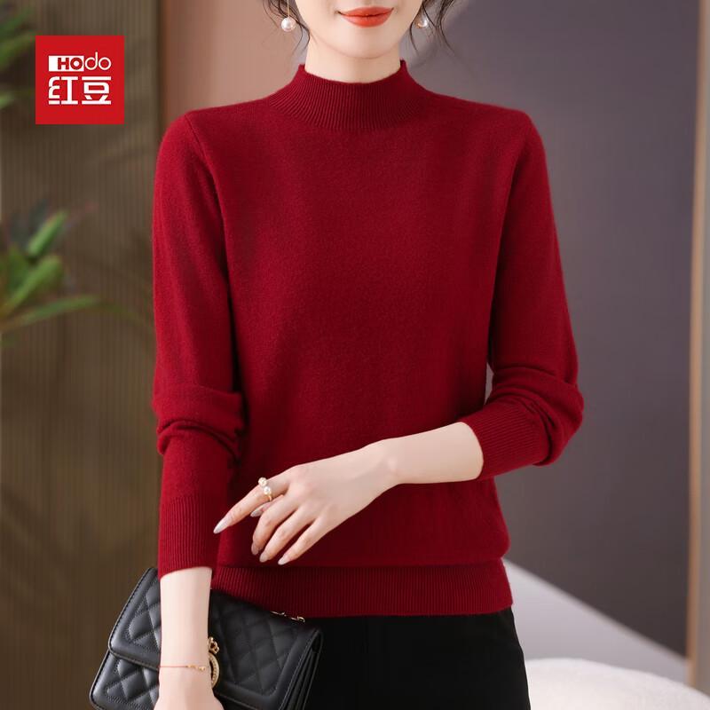 

Hodo Women s 2025 Autumn Mock Neck Knit Top 4XL