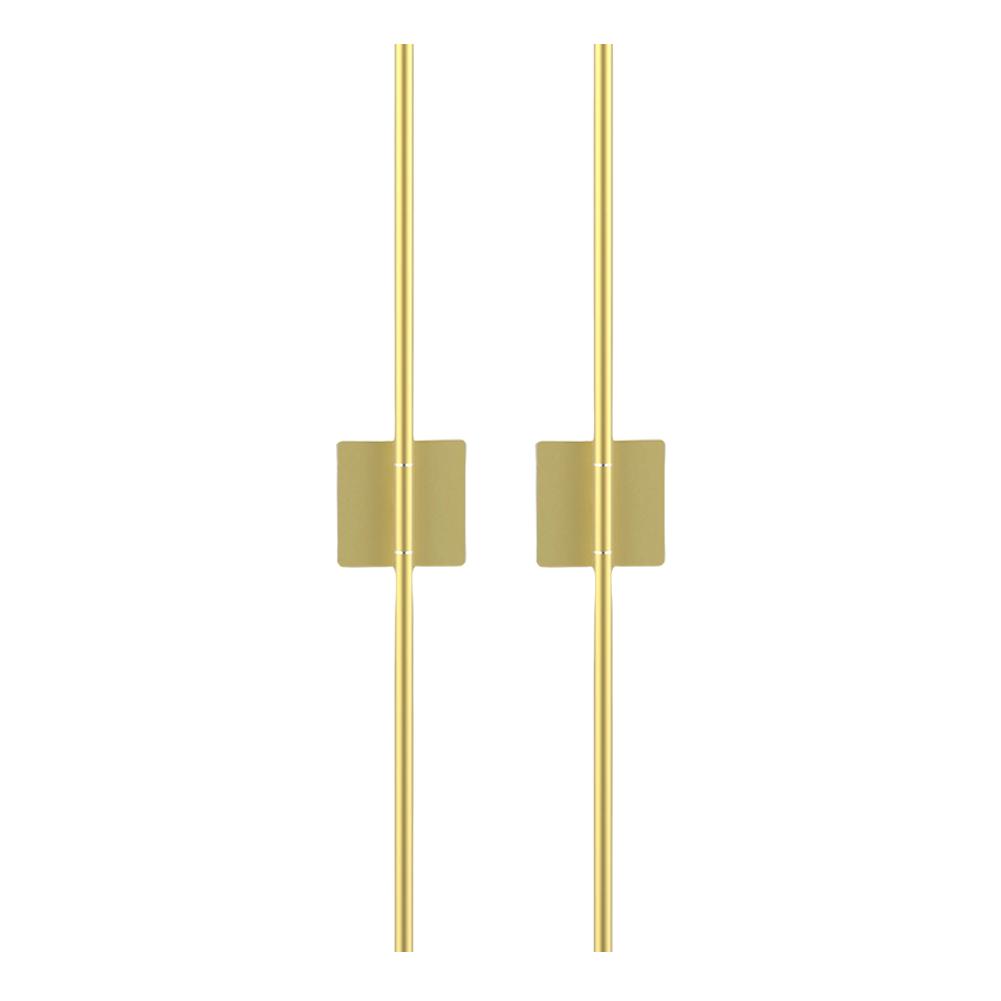 

2Pcs Touch/Remote Control Simple Wall Light 350 Degree Rotation Minimalist Metal Wall Light Rechargeable for Living Room Bedroom