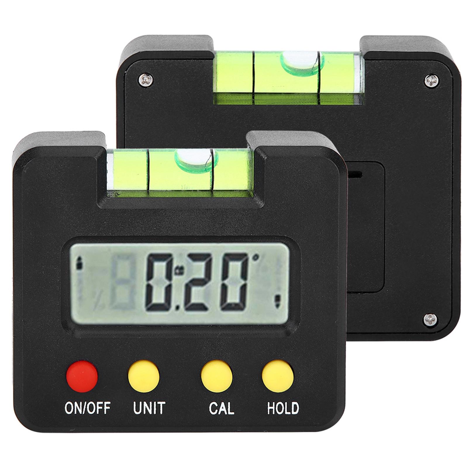 

Цифровой инклинометр спиртовой уровень угломер электронный магнитный черный корпус водяной пузырек